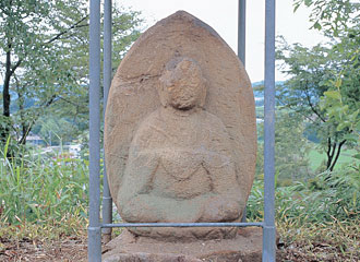 石造地蔵菩薩座像（矢田）の画像
