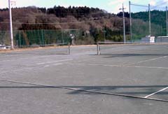 倉渕テニスコートの様子