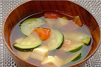 カラフル洋風スープの画像