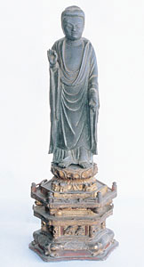 法林寺鋳造阿弥陀如来立像の画像