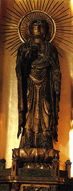 来迎寺の阿弥陀如来像の画像