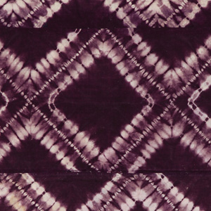 鹿角紫根染大桝絞り布団地の画像