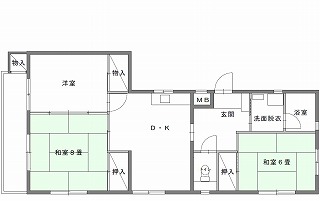 代表的な間取りの例の画像