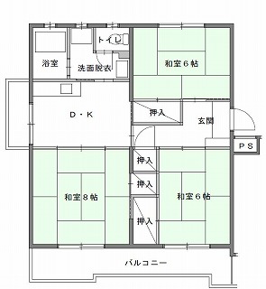 代表的な間取りの例の画像