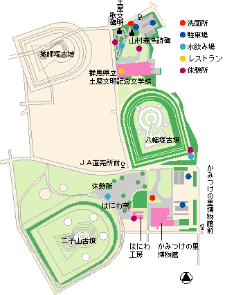 はにわの里公園全体図