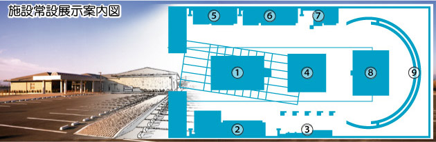 施設常設展示案内図