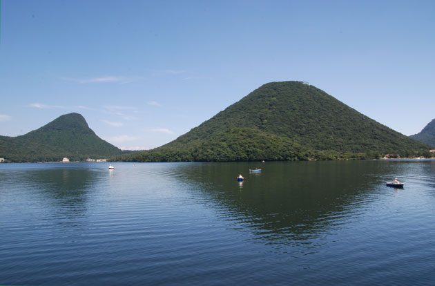 榛名湖の画像