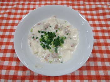 白い麻婆豆腐の写真
