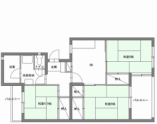 代表的な間取りの例の画像