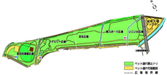 石原緑地全体図