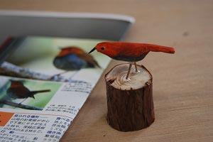 木の野鳥作品3