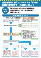 避難行動判定フローイメージ表