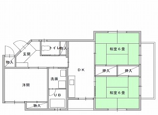 代表的な間取りの例の画像