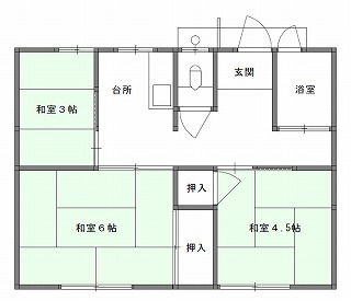 代表的な間取りの例の画像