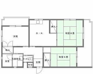 代表的な間取りの例の画像