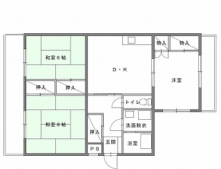 代表的な間取りの例の画像