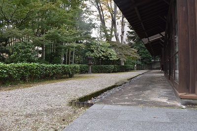 庭園東側からの景色