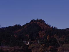 ​天狗山の古城跡の画像