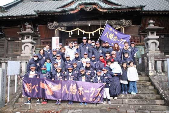 八幡ホークスの集合写真