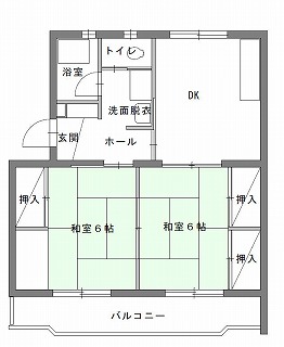 代表的な間取りの例の画像