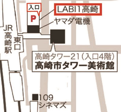 LABI1高崎周辺地図