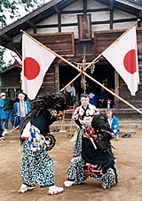 保渡田諏訪神社獅子舞の画像