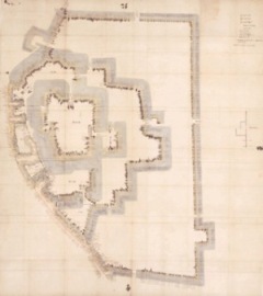 文化14年 「御城御土居通御植物木尺附絵図」の画像