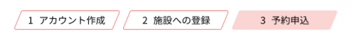 ご利用の３ステップ