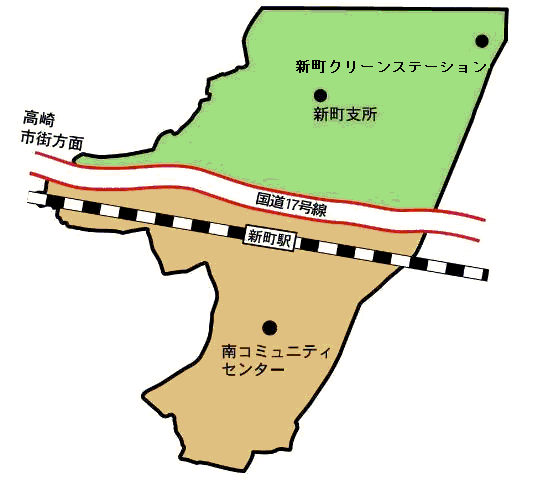 新町クリーンステーション配置図