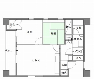 代表的な間取りの例の画像