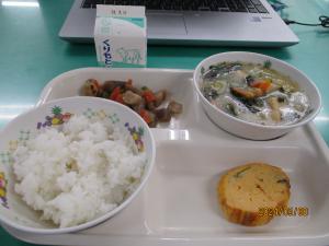 今日の給食