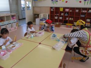 年少さんの給食