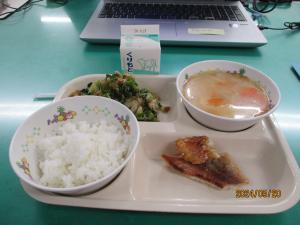 今日の給食