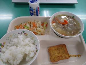 今日の給食