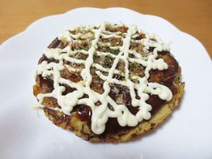 あさりとひじきのお好み焼きの画像