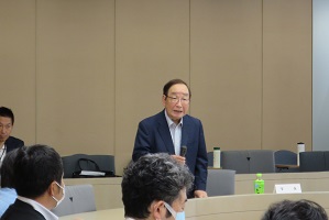 挨拶の様子