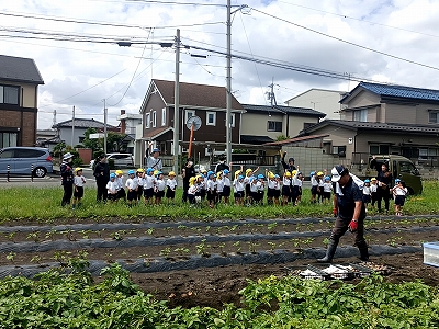 じゃがいも掘り 集合