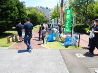 クリーンアップキャンペーンの写真　収集場所