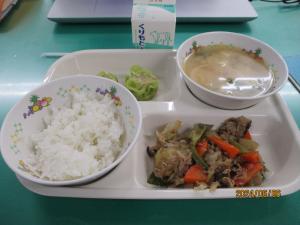 今日の給食