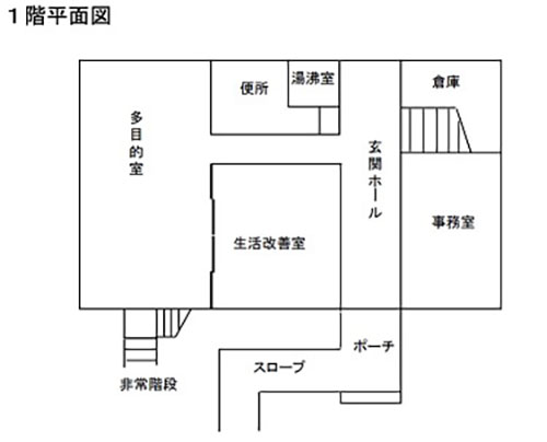 たかさき北人権プラザ1階平面図