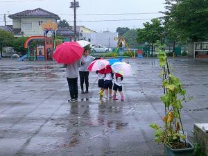 雨の日もき