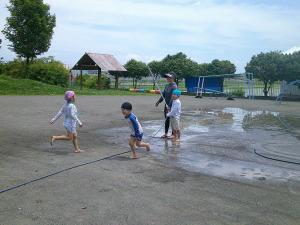 水遊びも・・・！