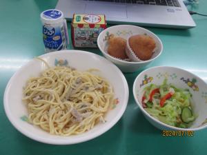今日の給食