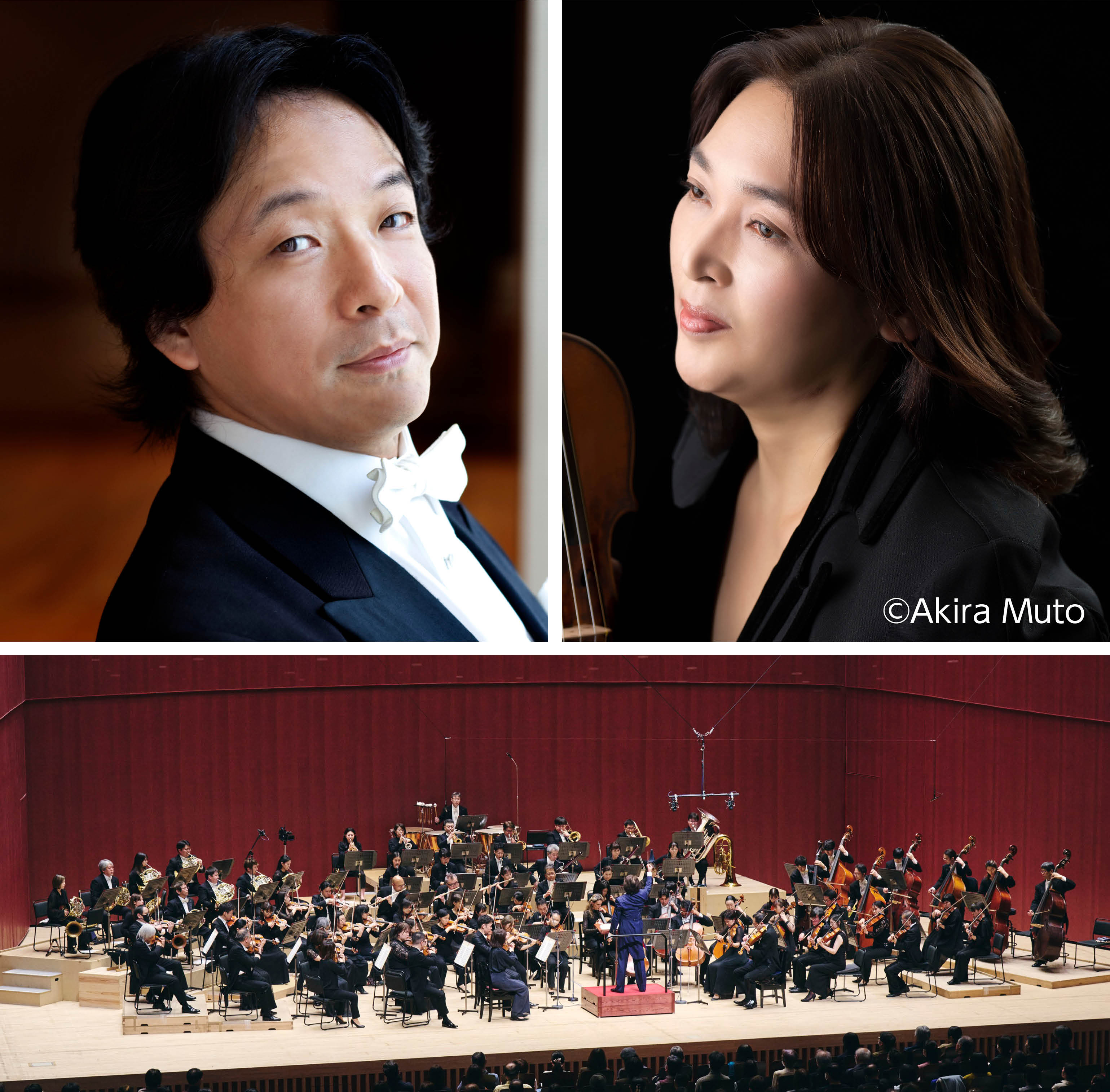 沼尻竜典さんと戸田弥生さんと群馬交響楽団