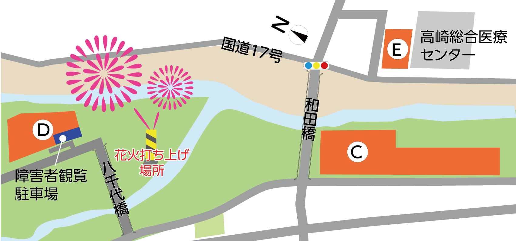 無料観覧エリア図