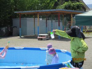 水遊び②