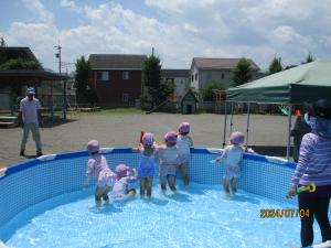 水遊び③