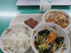今日の給食