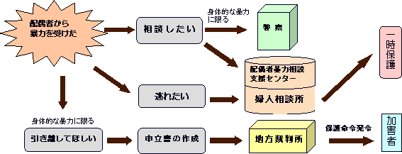 DVに関する流れ図の画像