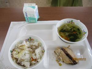 今日の給食